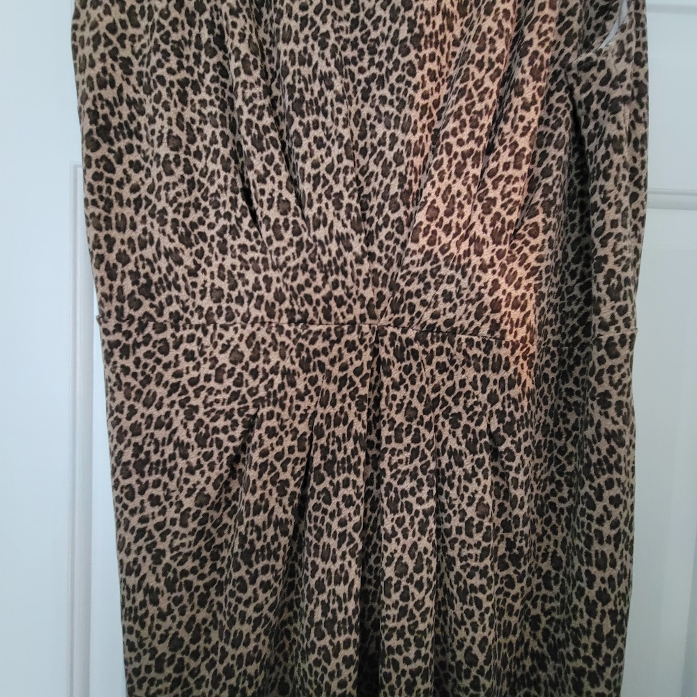Talbot's Dress Leopard Print - Picture 3 of 5